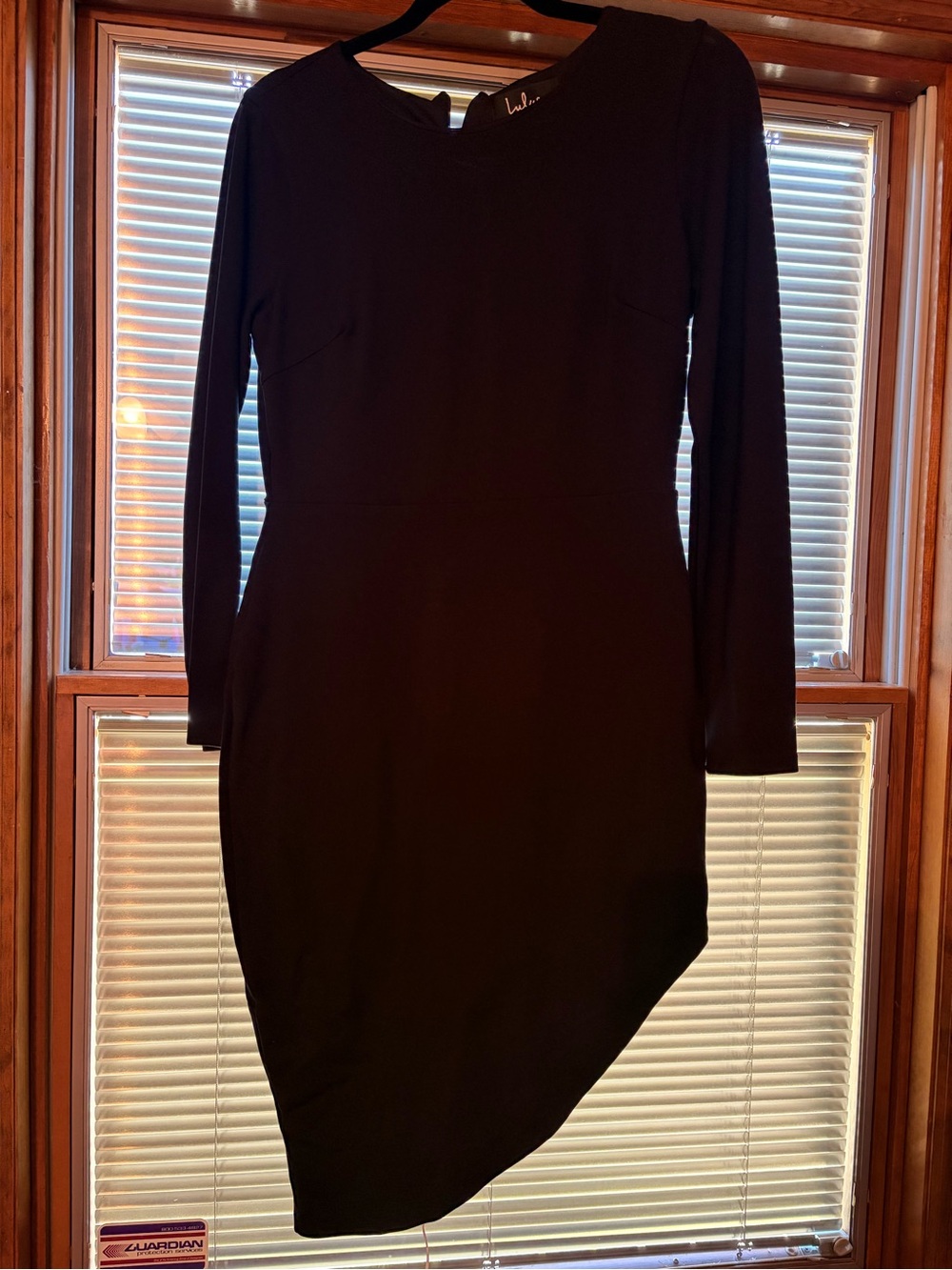 Lulus Asymmetrical Black Dress